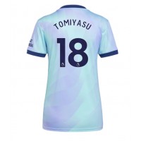 Camiseta Arsenal Takehiro Tomiyasu #18 Tercera Equipación para mujer 2024-25 manga corta